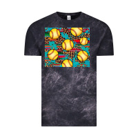 Cloud Black softball Vintage Tee - Artiststas