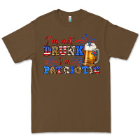 Cacao i'm not drunk i'm patriotic zillion Premium Tee - Zillion Design Studio