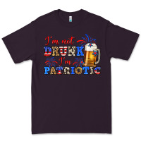 Plum i'm not drunk i'm patriotic zillion Premium Tee - Zillion Design Studio