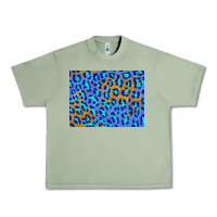 Oil Green leopard background turquoise and gold 3200x2400 Urban Heavy Tee - AdoDesignShop