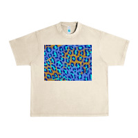 Sandshell leopard background turquoise and gold 3200x2400 Urban Heavy Tee - AdoDesignShop