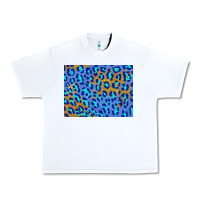 White leopard background turquoise and gold 3200x2400 Urban Heavy Tee - AdoDesignShop