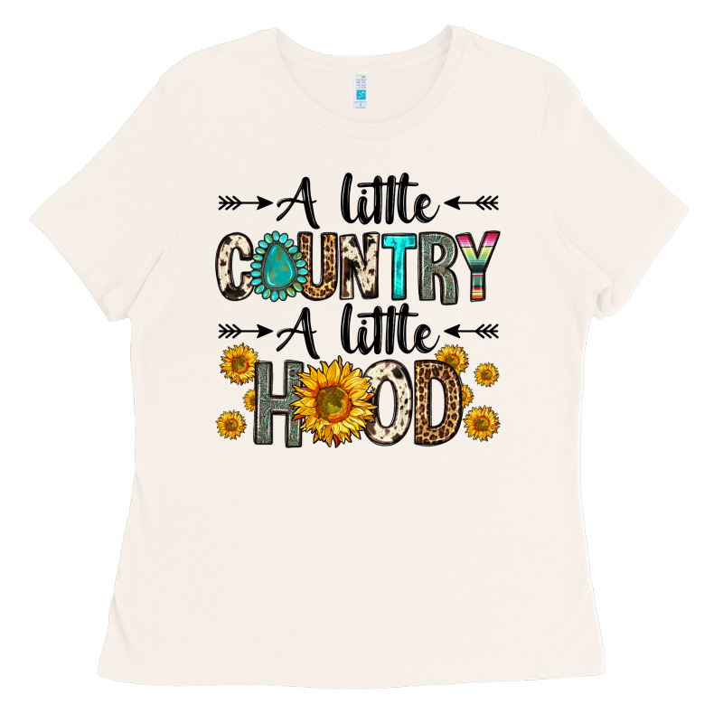 A Little Country A Little Hood Ladies Tee by Zillion Design Studio | Teevron