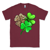 Burgundy three clover Classic Tee - AdoDesignShop