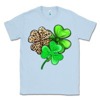 Dusty Blue three clover Classic Tee - AdoDesignShop