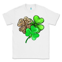White three clover Classic Tee - AdoDesignShop