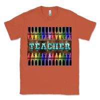 Copper Teacher Crayons Classic Tee - LillyAllenDesigns