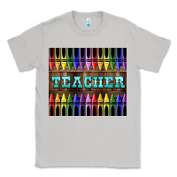 Moon Dust Teacher Crayons Classic Tee - LillyAllenDesigns