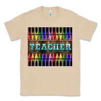 Mushroom Teacher Crayons Classic Tee - LillyAllenDesigns