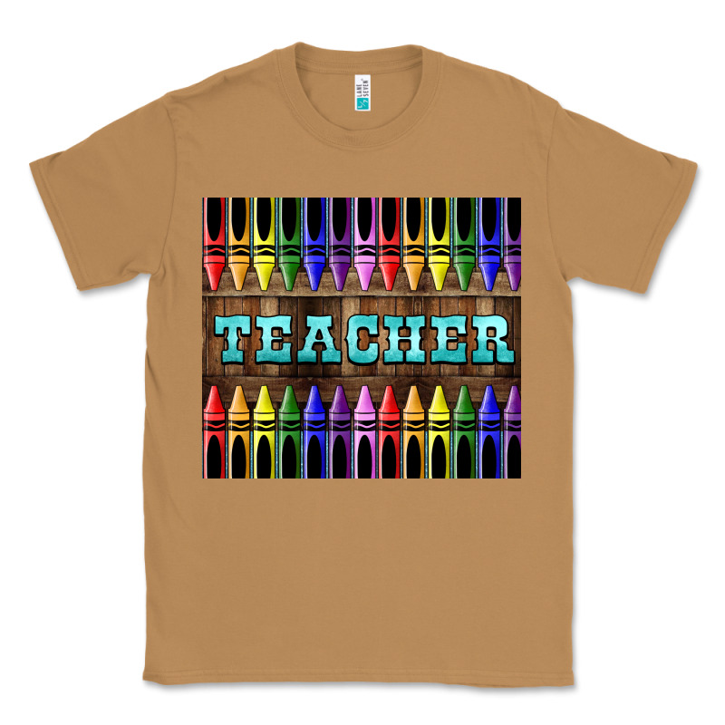 Teacher Crayons Classic Tee by LillyAllenDesigns | Teevron