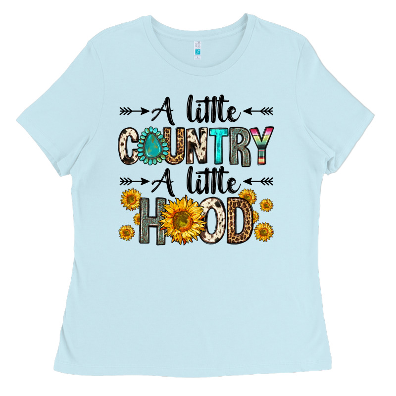 A Little Country A Little Hood Ladies Tee by Zillion Design Studio | Teevron