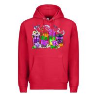 Cardinal Halloween Coffee Cups Premium Hoodie - texasbilliewilder