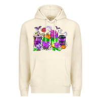 Sandshell Halloween Coffee Cups Premium Hoodie - texasbilliewilder
