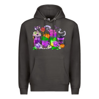 Smoke Halloween Coffee Cups Premium Hoodie - texasbilliewilder