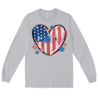 Moon Dust usa heart Long Sleeve Tee - MaliasSmallBusiness