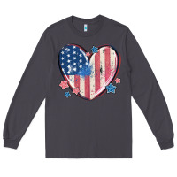Smoke usa heart Long Sleeve Tee - MaliasSmallBusiness