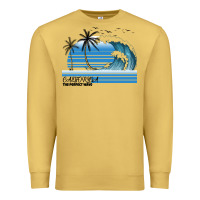 Antique Gold California The Perfect Wave Premium Sweatshirt - Bettercallsaul