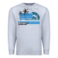 Heather Grey California The Perfect Wave Premium Sweatshirt - Bettercallsaul