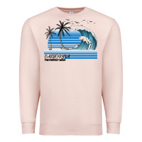 Pale Pink California The Perfect Wave Premium Sweatshirt - Bettercallsaul