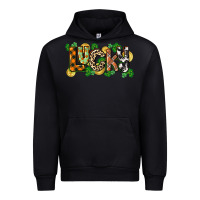 Black Western lucky St. Patrick's Day Urban Hoodie - CowGirlArtShop