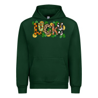 Forest Green Western lucky St. Patrick's Day Urban Hoodie - CowGirlArtShop