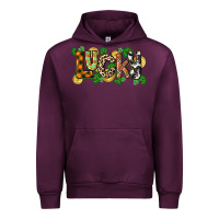 Mauve Wine Western lucky St. Patrick's Day Urban Hoodie - CowGirlArtShop