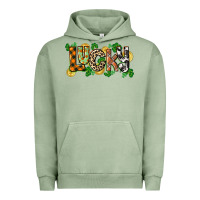Pigment Oil Green Western lucky St. Patrick's Day Urban Hoodie - CowGirlArtShop