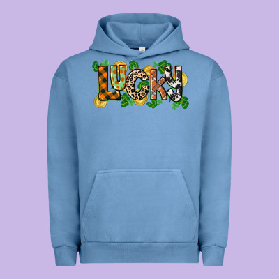 Western Lucky St. Patrick's Day Urban Hoodie Designed By Cowgirlartshop