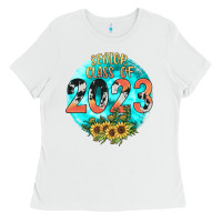 White class of 2023 senior Ladies Tee - JahusDesignShop