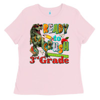 Bubblegum Pink ready to crush third grade Ladies Tee - texasbilliewilder