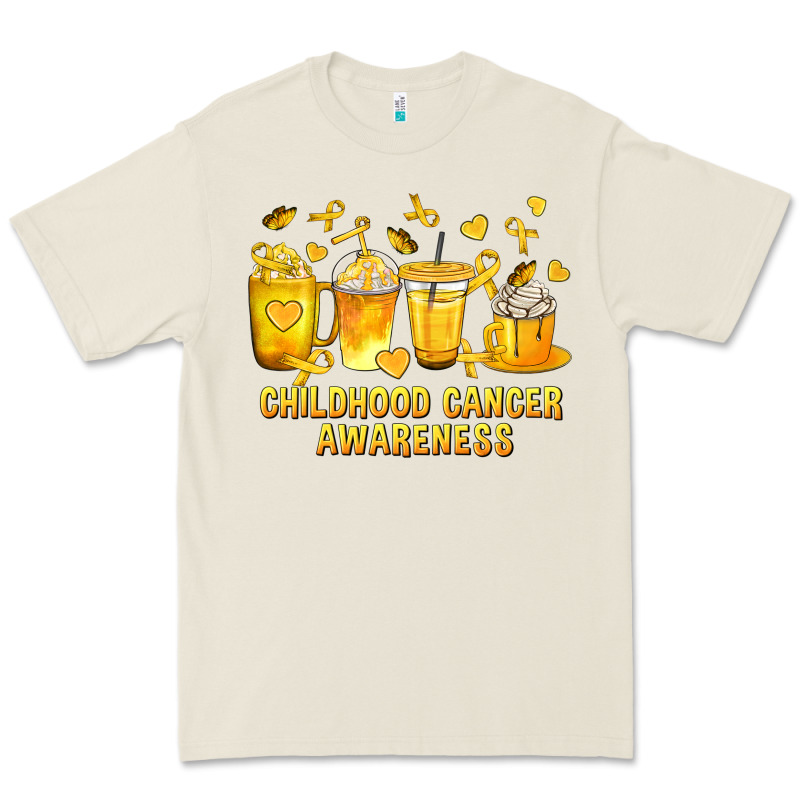 Childhood Cancer Awareness Coffee Cups Premium Tee by texasbilliewilder | Teevron