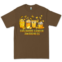 Cacao Childhood Cancer Awareness Coffee Cups Premium Tee - texasbilliewilder