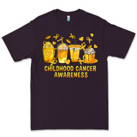 Plum Childhood Cancer Awareness Coffee Cups Premium Tee - texasbilliewilder