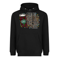 Black I Run on Coffee and Christmas Cheer Heavyweight Hoodie - Bettercallsaul
