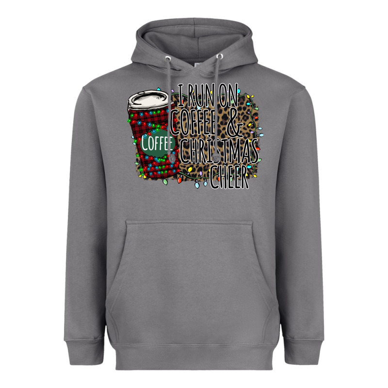 I Run On Coffee And Christmas Cheer Heavyweight Hoodie by Bettercallsaul | Teevron