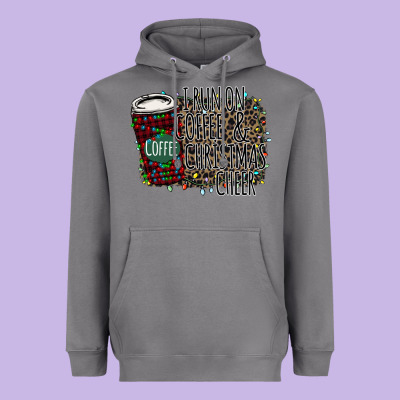 I Run On Coffee And Christmas Cheer Heavyweight Hoodie Designed By Bettercallsaul