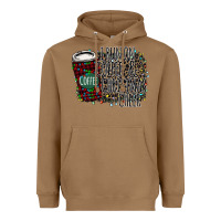 Toasted Coconut I Run on Coffee and Christmas Cheer Heavyweight Hoodie - Bettercallsaul