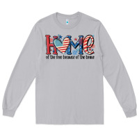 Moon Dust home of the free because of the brave Long Sleeve Tee - MaliasSmallBusiness