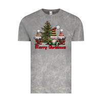Cloud Rock merry christmas with gnomes Vintage Tee - AdoDesignShop