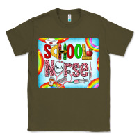 Army Green Western School Nurse Classic Tee - LillyAllenDesigns