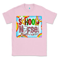Bubblegum Pink Western School Nurse Classic Tee - LillyAllenDesigns