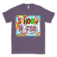 Lavender Western School Nurse Classic Tee - LillyAllenDesigns