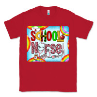 Red Western School Nurse Classic Tee - LillyAllenDesigns