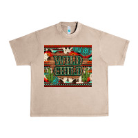 French Oak wild chıld aztec gemstone and cactus Urban Heavy Tee - Artiststas