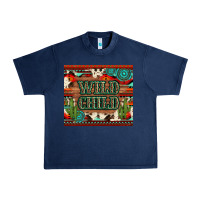 Navy wild chıld aztec gemstone and cactus Urban Heavy Tee - Artiststas