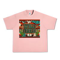 Salmon wild chıld aztec gemstone and cactus Urban Heavy Tee - Artiststas
