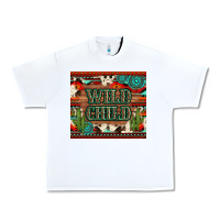 White wild chıld aztec gemstone and cactus Urban Heavy Tee - Artiststas