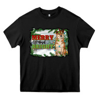 Black merry and bright shiba inu Heavy Core Tee - RanaPortraitStore