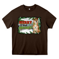 Merry And Bright Shiba Inu Heavy Core Tee | Teevron
