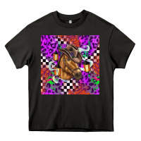 Asphalt halloween horse Heavy Core Tee - BarkalooDesign